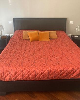 Letto matrimoniale con contenitore La Falegnami