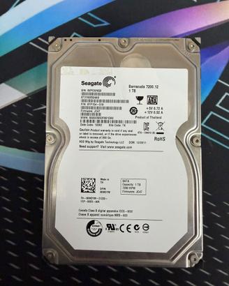 Hardisk HDD 1 tb seagate barracuda 7200
