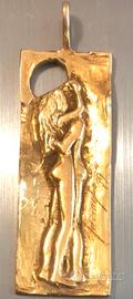 Medaglia scultura oro 750