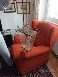 Lampadario a lanterna anni '30