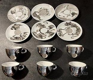 Tazze cappuccino illy anno 2008 Kentridge