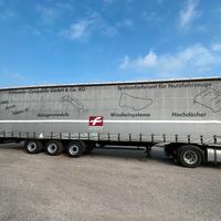 Semirimorchio Centinato Mega Kogel anno 2011