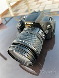 Canon eos 600d  con 15/85  3,5/5,6  is usm