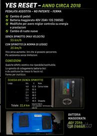 Bici - scooter - pedalata assistita elettrica 