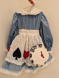 Abito Carnevale "Alice nel paese delle meraviglie"