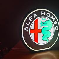 Lampada Lightbox Logo Alfa Romeo 