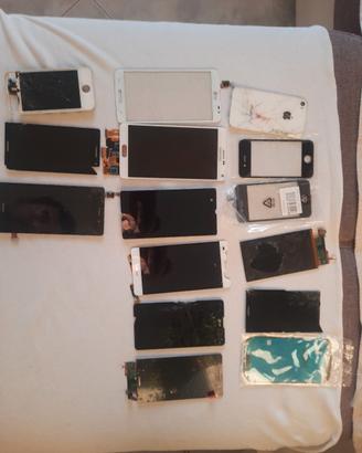 lotto display e vetri Iphone Lg Huawei Samsung