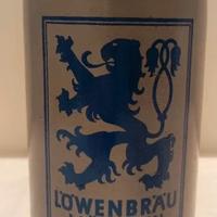 Boccale da birra in ceramica della Löwenbräu Münch
