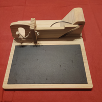 Tagliere in legno e ardesia