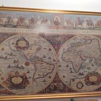 antico mappamondo Ravensburger 3000 pezzi +cornice