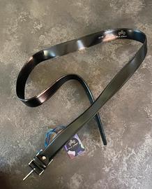 Cintura di pelle da uomo nera