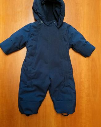 Tuta sci Petit Bateau neonato 3 mesi