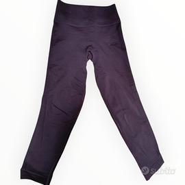 Leggings Lululemon XS Push Up – Seamless Borgogna 
