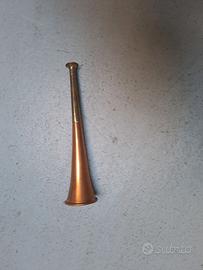 Corno da caccia decorativo in rame e ottone