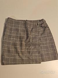 Gonna grigia/bianca H&M