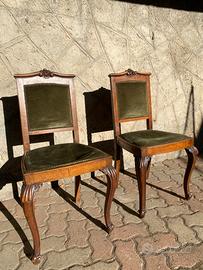 Coppia di sedie XIX secolo