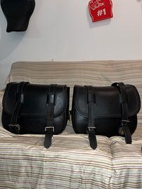 Coppia Borse the bison harley davidson