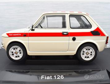 Modellino auto fiat 126 scala 1:18 da collezione - Collezionismo