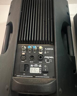 Coppia casse amplificate 250W