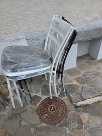 sedie in metallo 