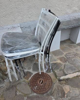 sedie in metallo 