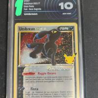 Umbreon Gold Star aigrading 10