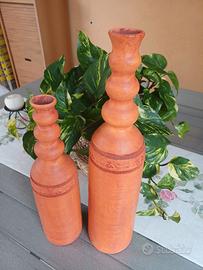 Vasi decorativi  terracotta arancio scuro