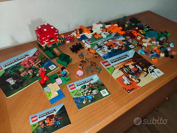 20 minifigure e personaggi Lego Minecraft e sfuso