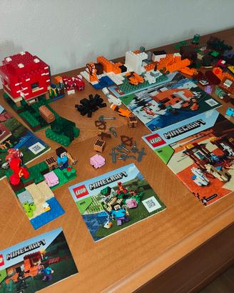20 minifigure e personaggi Lego Minecraft e sfuso