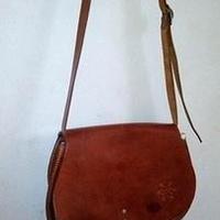 Borsetta cuoio Carota vintage