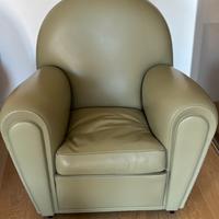 Poltrona Frau Vanity Fair + pouf