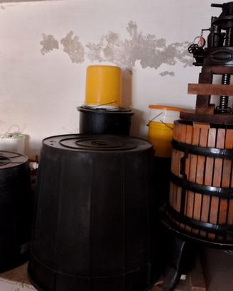 Torchio idraulico per vino da 60