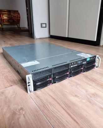 Server Rack 2U Supermicro | 2x Xeon, 32GB, RAID