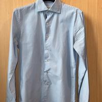 Camicia Boggi (tag. S) Uomo Azzurra