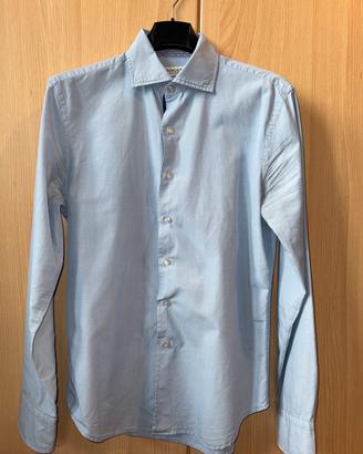 Camicia Boggi (tag. S) Uomo Azzurra