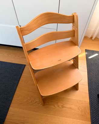 Seggiolone evolutivo hauk color legno