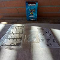 D&D Frameworks Human Monk Wizkids "bits"