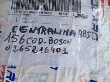 centralina ABS 156 BOSH COD.BOSCH 0265216401