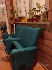 Poltroncine Cinema color verde acqua