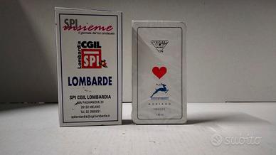 Carte da gioco Modiano Lombarde edizione CGIL