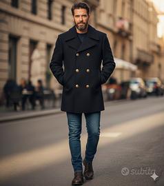Cappotto Peacoat  Blu Notte