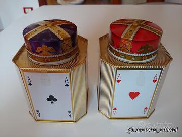 Barattoli di latta vintage Bentley's Royal Flush