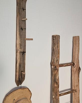 Appendiabiti decorativo in legno 