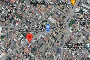 Locale situato a Pirri centrale