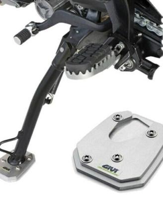 DTASMBD CNC Estensione Cavalletto Laterale per Moto Supporto per Cavalletto Laterale per BMW R1200GS LC Adventure R 1200 GS LC ADV Piastra di Estensione Antiscivolo Cuscinetto del Piede(Titanio