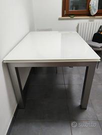 Tavolo Allungabile Vetro Temperato Calligaris