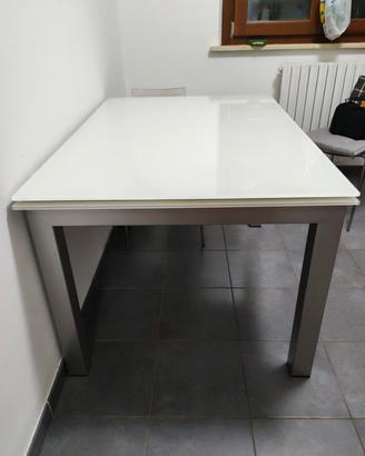 Tavolo Allungabile Vetro Temperato Calligaris
