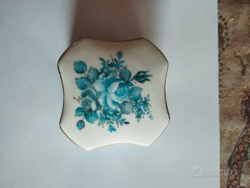 scatola vintage Limoges dipinta a mano