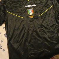 Kit arbitro originale nero Diadora calcio
