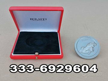MEDAGLIA MONETA COIN FERRARI F1 BOLAFFI F2002